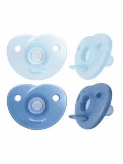 Sale - tutti Curved Soothie 0–6kk, Blue Tutit Vauvalle