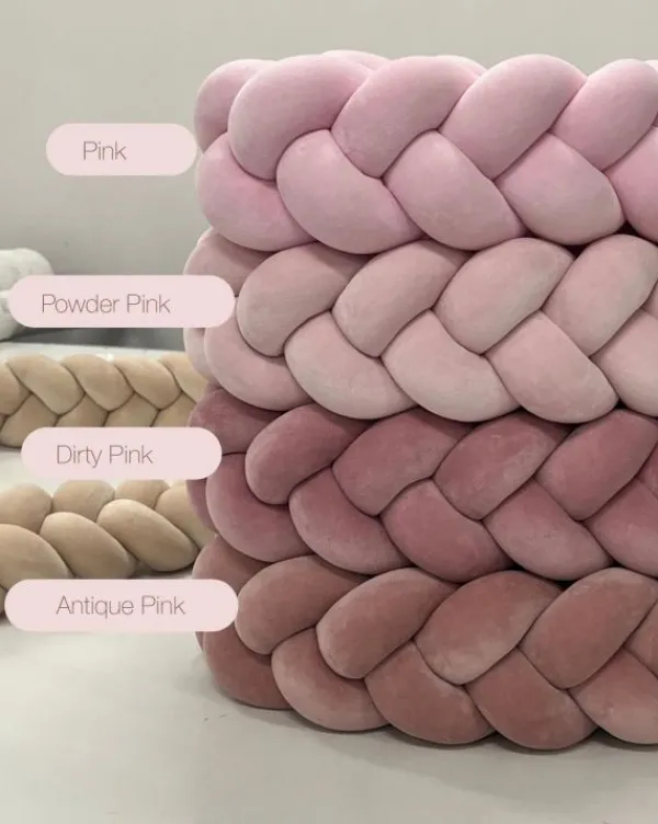 Hot Pinnasängyn suoja 360cm, powder pink Vuodevaatteet Ja Viltit