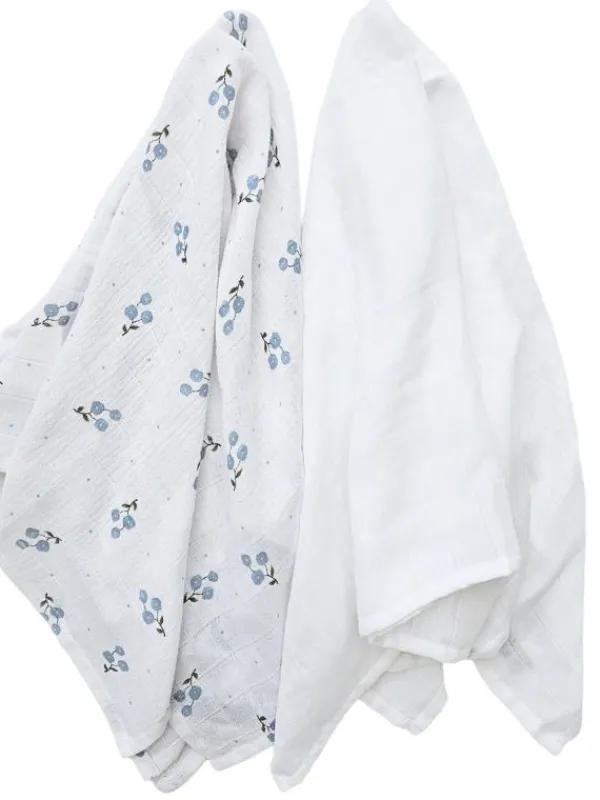 Clearance Puuvillainen harsoliina 2kpl 70x70 cm – Bluebell Puuvillaharsot