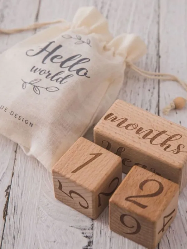 Best Raskauskeijun ikäpalikat vauvan kuvaukseen Baby Shower -Lahjat|Vauvakirjat Ja Kortit