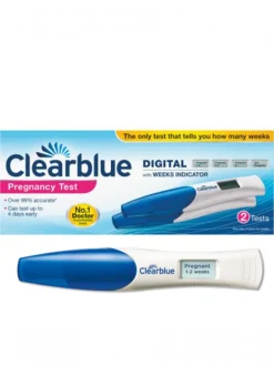 Clearance Raskaustesti Clearblue Digital viikkonäytöllä 2kpl Raskaustesti Ja Ovulaatiotesti – Testipaketit|Raskaustestit