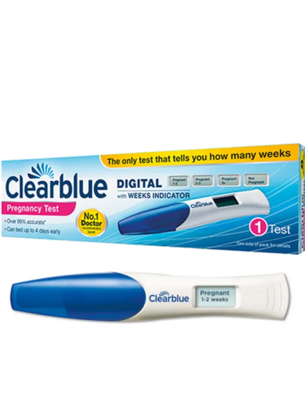 Clearance Raskaustesti Clearblue Digital viikkonäytöllä 1kpl Clearblue-Testit|Raskaustestit