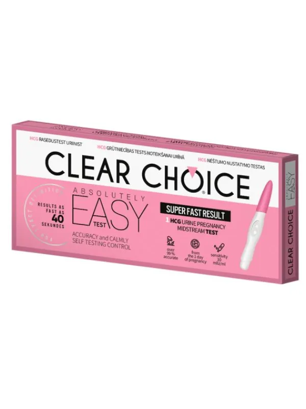 Online Raskaustesti CLEAR CHOICE 6 päivää ennen - puikko Raskaustestit