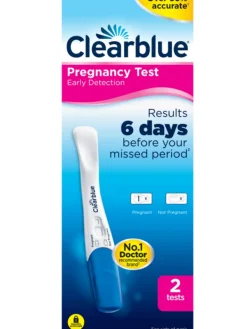 Outlet Raskaustestit Clearblue 6 Days Early Detection - 2 kpl Clearblue-Testit|Raskaustestit