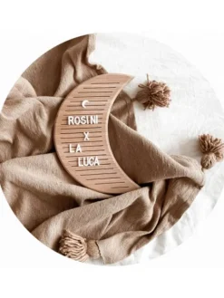 Online Rosini puinen kirjaintaulu, kuu Julisteet Ja Printit|Sisustustavarat