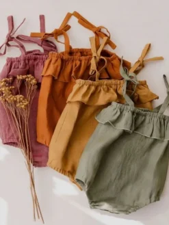 Discount Ruffles Slip Strap body, mustard Sisävaatteet