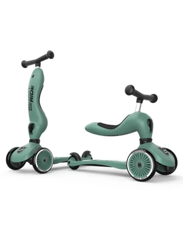 New Scoot & Ride Highwaykick 1 Potkulauta/potkumopo, Forest Polkupyörät Ja Potkupyörät