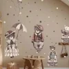 Clearance Seinätarra Setti 150x100cm, Retro Bears Seinätarra Setit