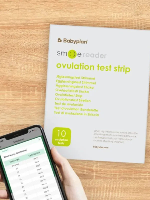 Sale Smile Reader Ovulaatiotesti 10 kpl + Sovellus Ovulaatiotestit