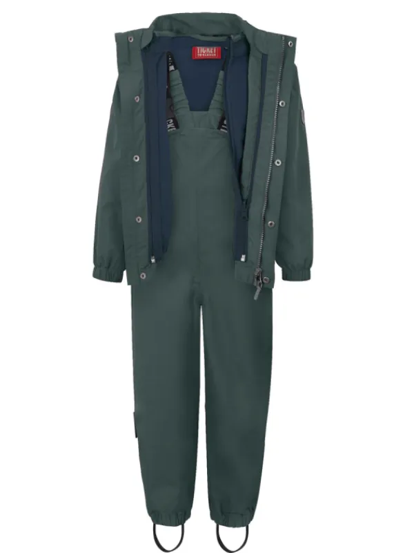 Discount T2HPlain rain set with fleece, green koko98 Ulkovaatteet