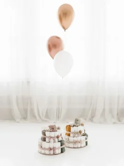 Discount Vaippakakku tulevalle äidille, Beige Baby Shower -Lahjat