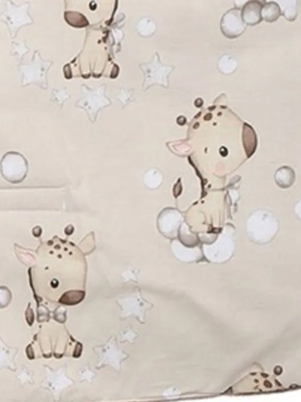 Outlet Vauvan turvakaukalon lämpöpussi – Beige velvet and giraffes Lämpöpussit