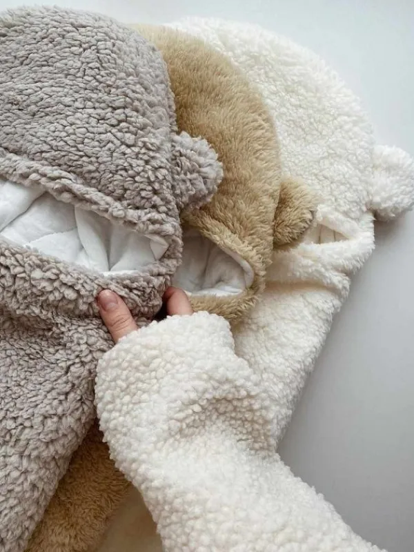 Discount Vauvan unipussi nallekorvilla, beige Kapalot Ja Unipussit|Lämpöpussit