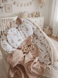 Vauvapesä, bears velvet beige Unipesät Ja Unituet