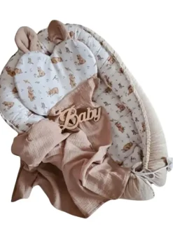 Vauvapesä, bears velvet beige Unipesät Ja Unituet