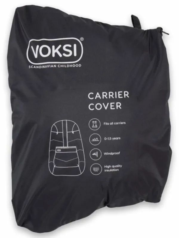 Hot Carrier Cover – Kantorepun lämmin tuulisuoja vauvalle, Black Kantoliinat Ja Kantoreput|Lämpöpussit