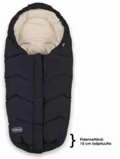 Clearance - Move vauvan untuvalämpöpussi, edessä vetoketju, black Lämpöpussit