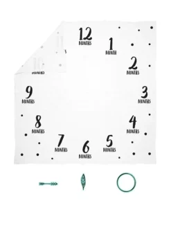 Clearance Watch me grow milestone - valokuvausviltti Baby Shower -Lahjat|Vauvakirjat Ja Kortit