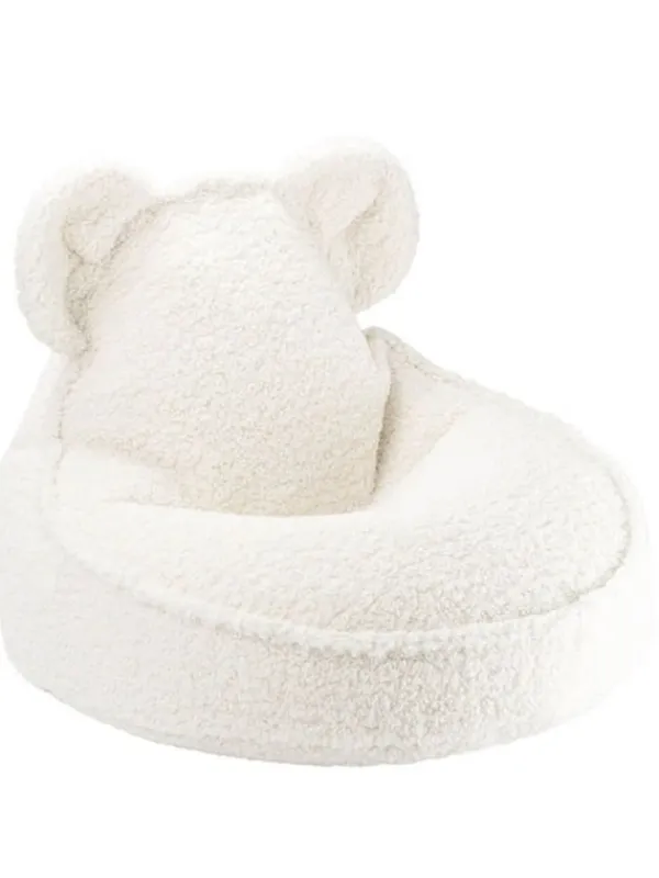 Clearance - Lasten säkkituoli Teddy Cream White Bear Säkkituolit Ja Rahit