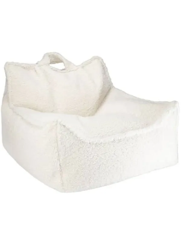 Online - Lasten säkkituoli Teddy Cream white Säkkituolit Ja Rahit