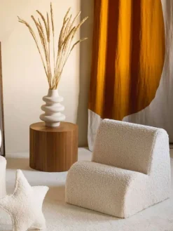 Sale - Lasten tuoli Cloud Teddy Cream White Säkkituolit Ja Rahit