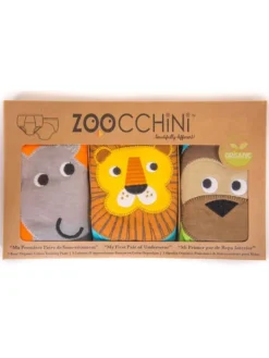 Zoocchini-harjoitteluhousut 3 kpl Safari Friends pojille Potta Ja Kuivaksiopetteluhousut